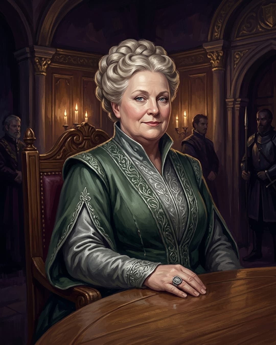 Councilor Roesa Halen Kestrian — character portrait